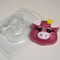 Хрюшка-мордашка/С цветочком