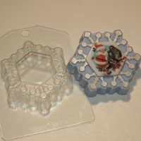 Снежинка под водорастворимку