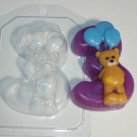 Цифры/3 с мишкой