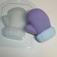 Варежка вязаная правая