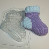 Носок вязаный правый