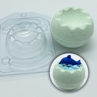 Полусфера D70 с выемкой D50 ВОЛНА с позиционированием